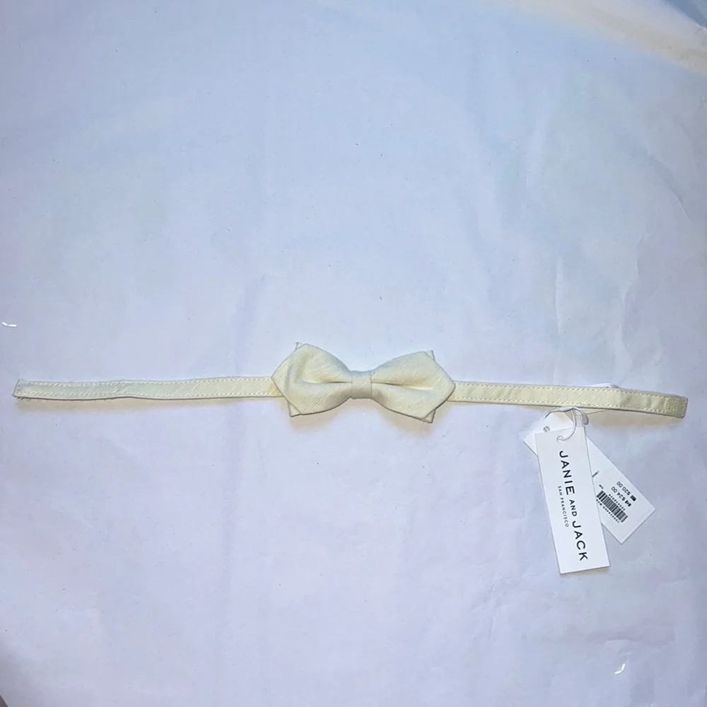 Janie and Jack Linen Bowtie - NWT -